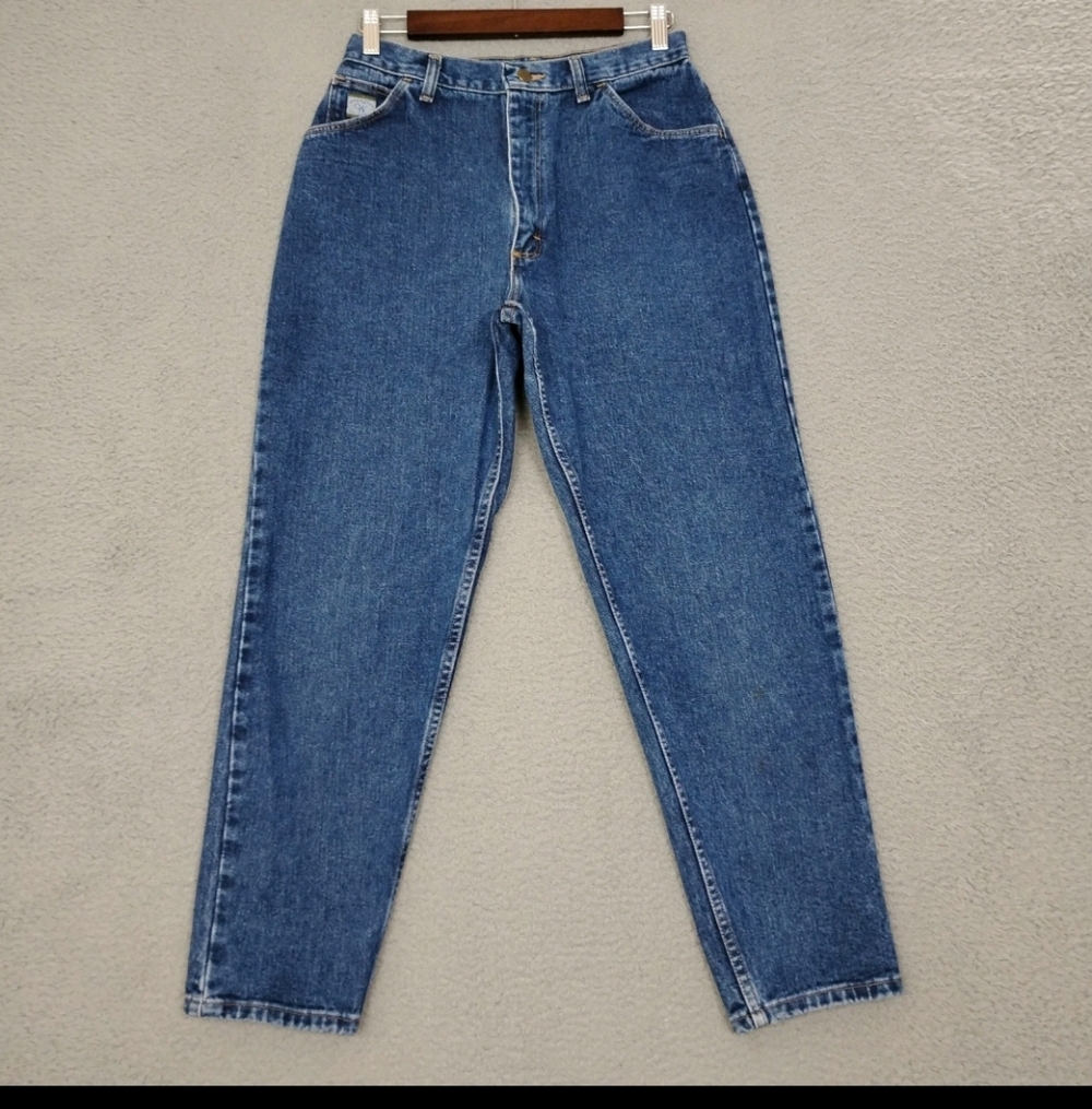 Wrangler Vintage 80's Trending High Rise Tappered Ankle Jeans 28x28